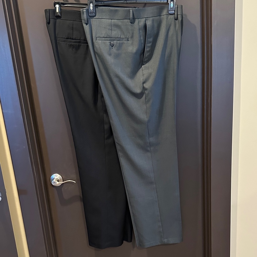Haggar Men's Travel Performance Suit Pants - Bundle of 2